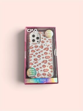 Nouveau Pink Leopard Slim Case for iPhone 12/13 Pro Max